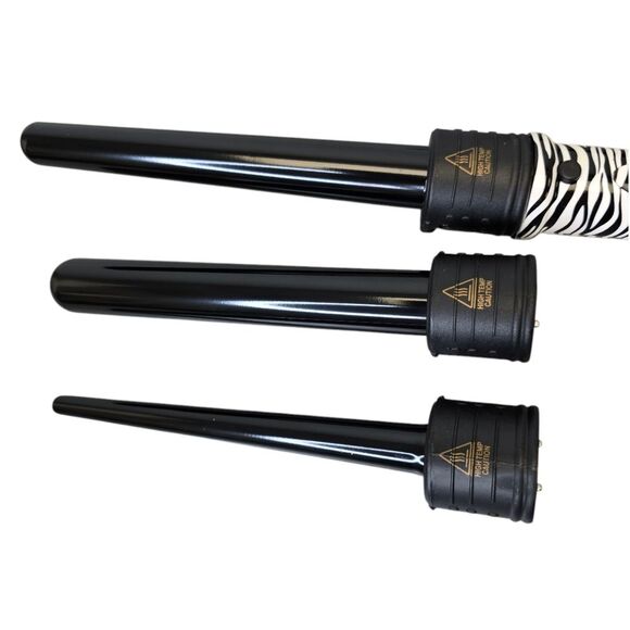 Pro Royale Professional 3 Piece Curler Set Zebra Print - Picture 8 of 16